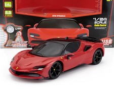 MODELLINO AUTO RADIOCOMANDATO MAISTO FERRARI SF90 STRADALE 2019 ROSSO SCALA 1/24