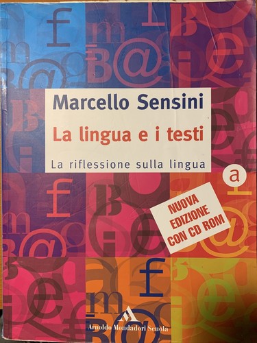 Lingua testi modulo - e, testi.