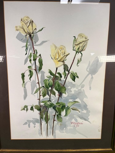 Quadro dipinto vespaziani - vespaziani, rose