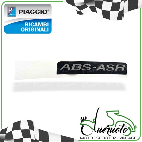 Targhetta adesivo abs - targhetta, asr