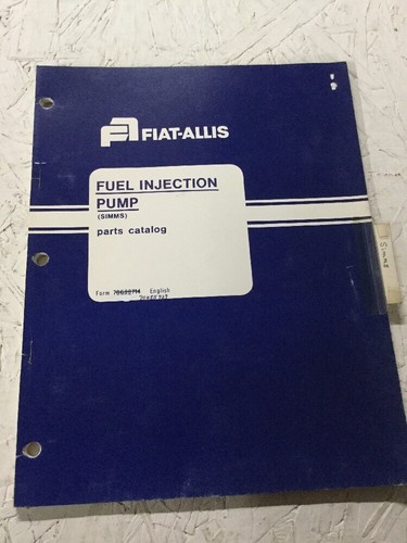 Manuale catalogo ricambi pompa - catalogo,