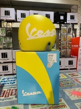 casco Vespa V-stripes giallo
