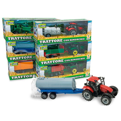 Trattore con rimorchio ruota - con,