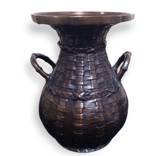 Vaso bronzo vintage giapponese