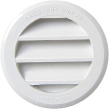 Griglia Aerazione tonda da Incasso con rete La Ventilazione in ABS, diametro 6 c