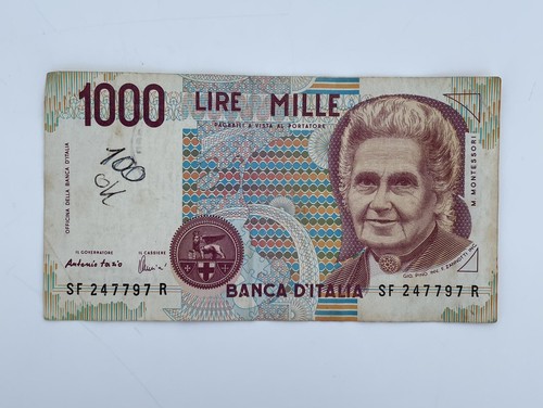Banconota mille 1000 lire - banconota,