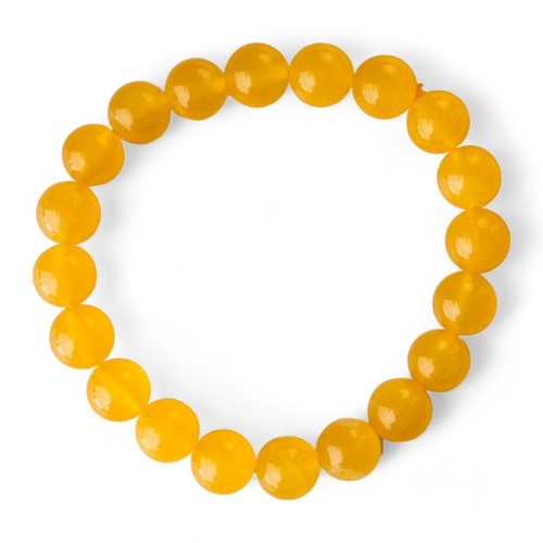Bracciale giada gialla - bracciale,