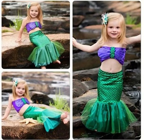 Costume sirenetta ariel - sirenetta,