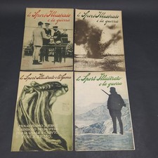 Lotto di 4 riviste Lo Sport Illustrato e la Guerra anno 1916