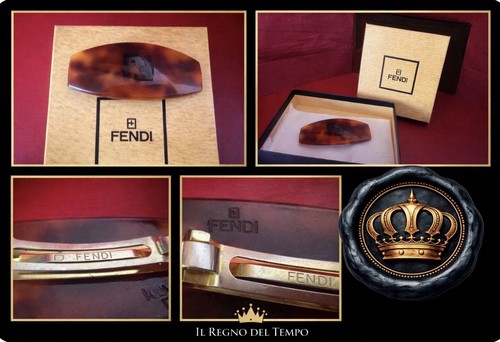 Fendi ferma capelli fermaglio - fendi,