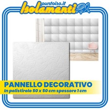Pannello polistirolo Decorativo per soffitto e parete Dimensioni 50x50 cm Zagreb