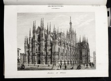 1849 Antique Print Lithograph
