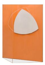 FERRARI AGOSTINO “Ambiente” 1975 Legno laccato e plexiglass 80x60 cm