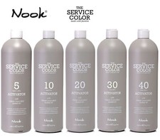 NOOK THE SERVICE COLOR ACTIVATOR OXY OSSIDANTE OSSIGENO 5-10-20-30-4OVOLUMI 1LT