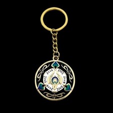 Honkai: Star Rail Keyring Chip Coins Aventurine Key Finder  Game Props Keychain