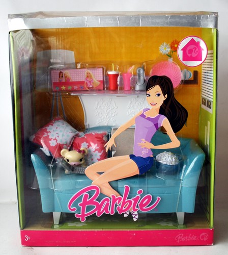 Barbie 2008 house divano - house,