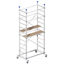 Ponteggio Altezza 3.6 mt Trabattello in Alluminio con Ruote Scala Marchetti