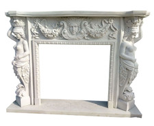 Cornice di Camino in marmo