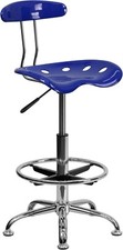 Sgabello Design blu nautico e