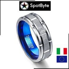 Anello uomo acciaio - anello,
