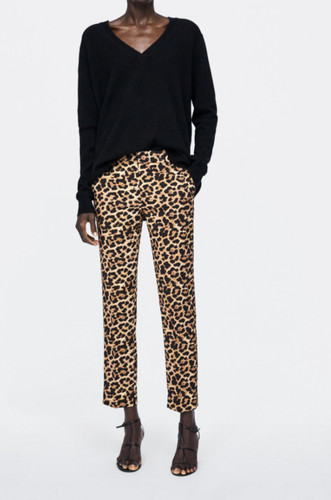 Pantaloni chino zara animalier - chino,