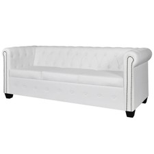 vidaXL Divano Chesterfield a 3