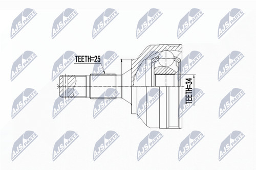 Nty npz 030 kit giunti - npz-pe-030,