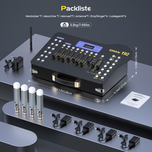 Controller dmx 192ch per - dmx,