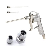 PISTOLA PER COMPRESSORE SOFFIAGGIO ARIA CON ACCESSORI