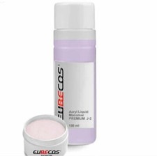 EuBeCos Liquido Acrilico J-2 PREMIUM VIOLETTA Monomeri UV Bloccante 100 ml 1 L 3,785 L