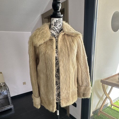 Giacca donna pelliccia beige - donna,