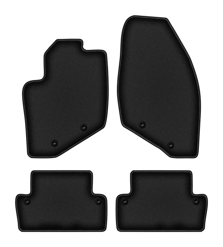 Set tappetini auto - velour, neri