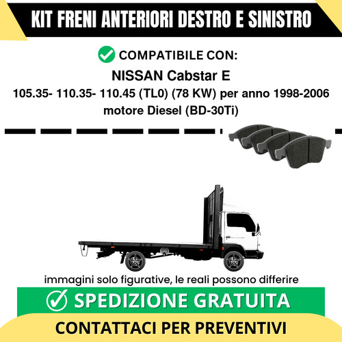 Pastiglie freno anteriori per - anteriori,