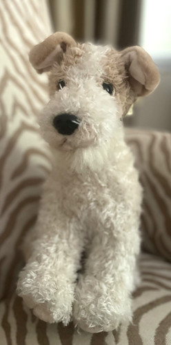 Peluche cucciolo fox terrier - cucciolo,