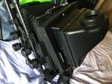 [Quasi come nuovo+] Corpo fotocamera pellicola grande formato Cambo SC 4x5 vista monorotaia dagli Stati Uniti