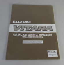 Manuale Di Officina Aggiuntivo Suzuki Vitara Del 11/1988