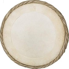 Professionale Qualità Dholak pelle di Capra Bayan Tamburo Gajra Basso 9 " CM