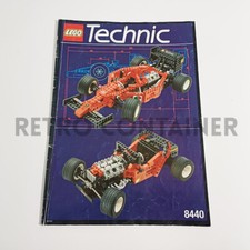 Lego Vintage Istruzioni Instructions Set 8440 Technic Formula 1 Flash (1995)