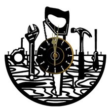 Orologio in vinile da parete CARPENTIERE ARTIGIANO ARTIGIANATO HOBBYSTA MAKER