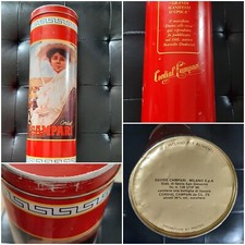 SCATOLA IN LATTA/METALLO PUBBLICITARIA CORDIAL CAMPARI MANIFESTI D'EPOCA