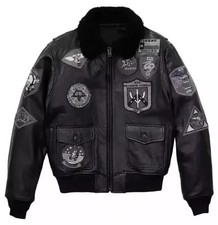 NUOVO uomo Avirex pelle di