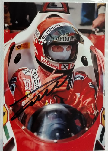 Autograph niki lauda formula - formula, 1
