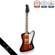 Pacchetto amplificatore Epiphone Firebird Vintage Sunburst chitarra...