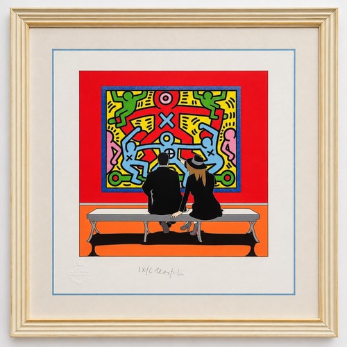 Ugo nespolo silkscreen - ugo,