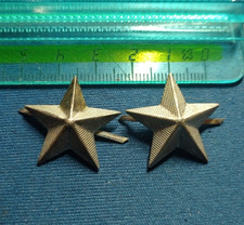 VECCHIE STELLETTE MILITARI ZIGRINATE DIVISA UNIFORME WW2 ??? ESERCITO AM MM EI