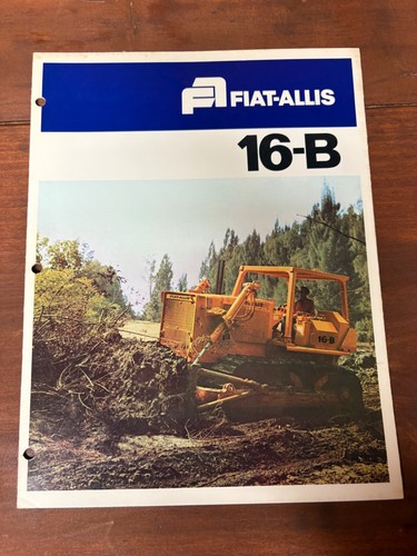 Brochure vendita dozer fiat - brochure,
