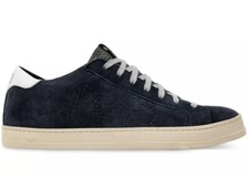Sneakers uomo P448 blu navy imbottite John punta tonda plateau pelle taglia 45 😃😃