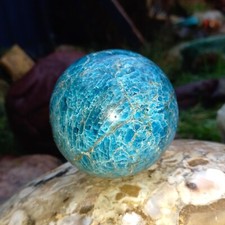 sfera apatite blu sfera 8,5 cm