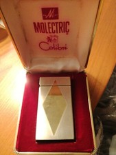 accendino vintage colibrì molectric 88 dorato