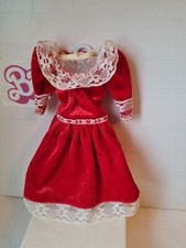 BARBIE MATTEL THE HEART FAMILY ABITO ROSSO FAMIGLIA CUORE KISS & CUDDLE 1987 